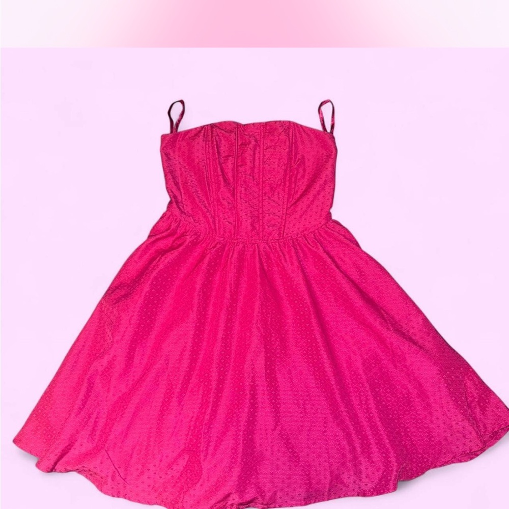 Elegant Pink Mini Dress